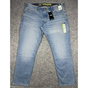 Lee Extreme Motion NWT Jeans Men 38x30 Straight Fit Tapered Leg Performance